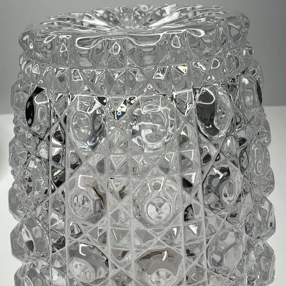 American Brilliant Deep Cut Crystal Glass Crystal Vase